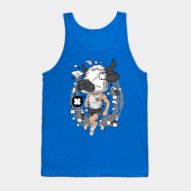 athlete cow head Tank Top by Mako Design 